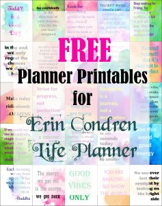 Free Inspirational Planner Printable